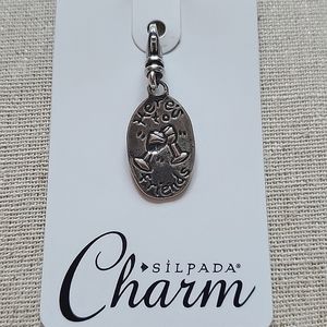 Silpada Sterling Silver Girlfiend Charm